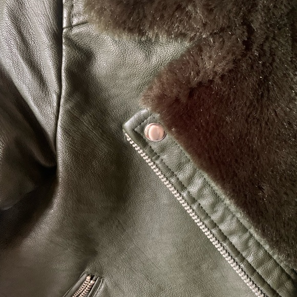 Faux Fur Moto Jacket - Picture 10 of 16